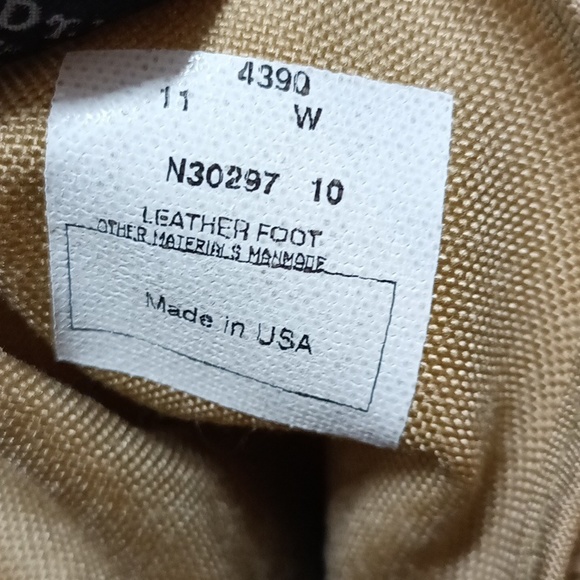 Men's size 11 W made in USA leather tactical boots color tan gently used - Picture 6 of 10